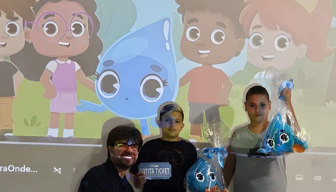 Gotita chega para ensinar sobre água e sustentabilidade de forma divertida