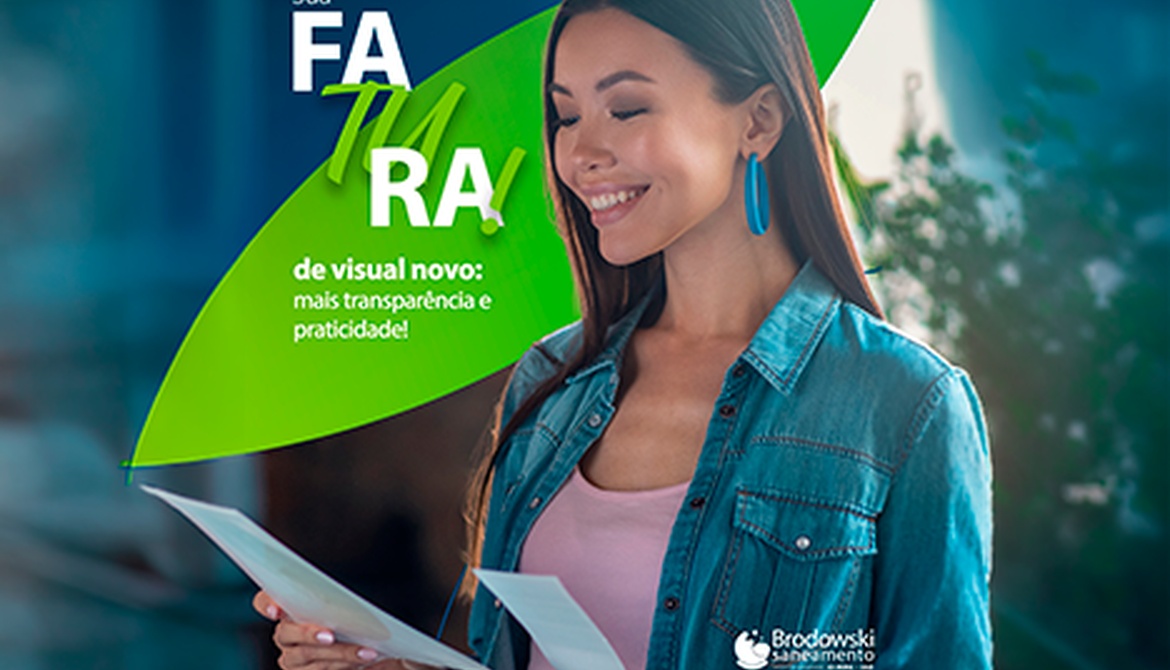Brodowski Saneamento adota novo modelo de fatura a partir de setembro